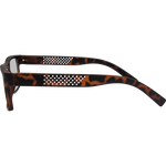 Skyler Unisex Rectangle Reading Glasses - Tort