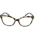 Recycled Champagne Cat Eye Blue Blocker Readers LB 4159