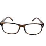 Recycled Grey Rectangle Blue Blocker Readers LB 4158