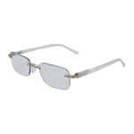 Rimless LF 4136 Rectangle Unisex Reading Glasses - Transparent Clear