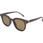 Rory Retro Round Sunglasses - Brown Brown