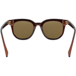 Rory Retro Round Sunglasses - Brown Brown