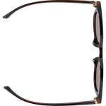 Rory Retro Round Sunglasses - Brown Brown