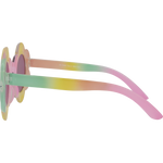 Lottie Kids Round Sunglasses - Pastel Rainbow Pink