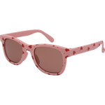 Sienna Hearts Rectangle Sunglasses (Kids) - Pink Brown
