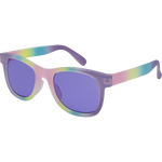 Sienna Rectangle Sunglasses (Kids) - Rainbow Purple