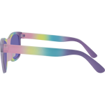 Sienna Rectangle Sunglasses (Kids) - Rainbow Purple