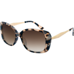 LF 5917 Oversized Ladies Tort Brown Sunglasses
