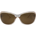 Hazel Women's Wrap Sunglasses - Translucent Brown