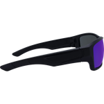 Leo Premium Polarised Wrap Around Sunglasses - Black Blue