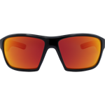 Leo Premium Polarised Wrap Around Sunglasses - Black Blue