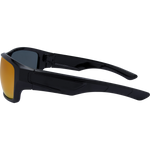 Leo Premium Polarised Wrap Around Sunglasses - Black Red