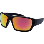 Arlo Premium Polarised Wrap Around Sunglasses - Black Red