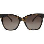 Olivia Women's Premium Polarised Cat's Eye Sunglasses - Translucent Beige