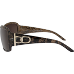 Arla Women's Premium Polarised Wrap Sunglasses - Snake Print