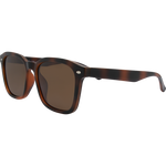 Reece Premium Polarised Square Sunglasses - Tort Brown