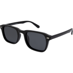 Lennox Premium Polarised Square Sunglasses - Black Smoke