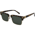 Relic Premium Polarised Rectangle Clubmaster Retro Sunglasses - Tort G15