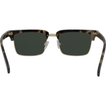 Relic Premium Polarised Rectangle Clubmaster Retro Sunglasses - Tort G15