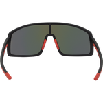 XA 7363 Polarised Shield Sunglasses (Men) - Black Red