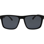 Jude Premium Polarised Square Sunglasses - Black Smoke