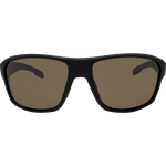 Ollie Premium Polarised Shield Sunglasses - Matt Black Red Mirror