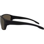 Archie Polarised Wrap Around Sunglasses - Black Brown