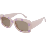 Gabby Kids Polarised Rectangle Sunglasses - Pink Flower