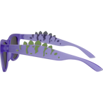 Miles Kids Polarised Square Dinosaur Sunglasses - Purple