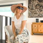 LF 5871 Round Sunglasses (Women) - Tort Brown