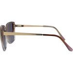 Layla Women's Polarised Oversized Sunglasses - Brown to Pink