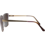 Layla Women's Polarised Oversized Sunglasses - Pink to Brown