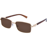 XM 2870 Polarised Metal Rectangle Sunglasses