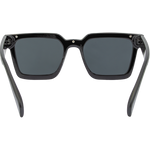XR 7348 Retro Square Sunglasses - Black Smoke