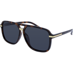 XR 7411 Aviator Polarised Retro Sunglasses - Tort Smoke