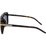 XR 7411 Aviator Polarised Retro Sunglasses - Tort Smoke