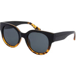 Scout Round Polarised Women's Sunglasses - Black Tort Smoke