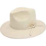 Sorin Fedora Hat - Cream Unisex