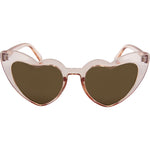 Lovestruck Heart Women's Pearl White Sunglasses