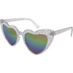 Wildheart Heart Women's Translucent Rainbow Sunglasses
