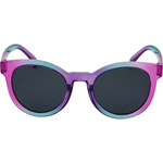 Willow Polarised Round Sunglasses (Kids) - Pink Green Yellow Smoke