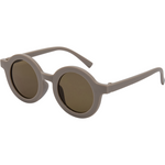 XK 8015 Polarised Round Sunglasses (Kids) - Brown