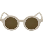 XK 8015 Polarised Round Sunglasses (Kids) - Ivory White Brown