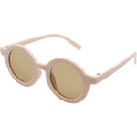 XK 8017 Polarised Round Sunglasses and Headband (Kids) - Sage Green Brown