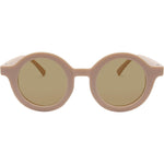 XK 8017 Polarised Round Sunglasses and Headband (Kids) - Pink Brown