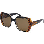 XL 5900 Women's Polarised Oversized Sunglasses - Tort Brown