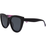 XL 5905 Women's Cat Eye Polarised Sunglasses - Black Stars Smoke