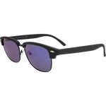 XR 3690 Remi Polarised Clubmaster Retro Sunglasses - Black Blue