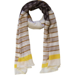Maxine Printed Scarf - Brown