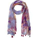 Maxine Printed Scarf - Purple